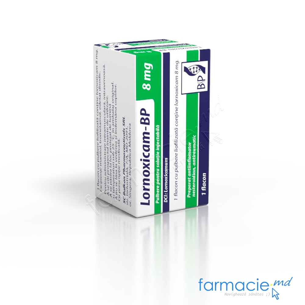 Lornoxicam-BP pulb./sol.inj.8mg N1 Balkan