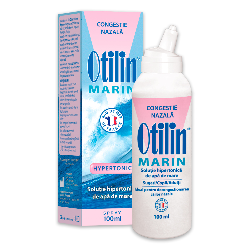 Otilin Marin hypertonic spray 100ml+Otilin Marin Isotonic spray 100ml (-50%) Promo Set Top-Pharma