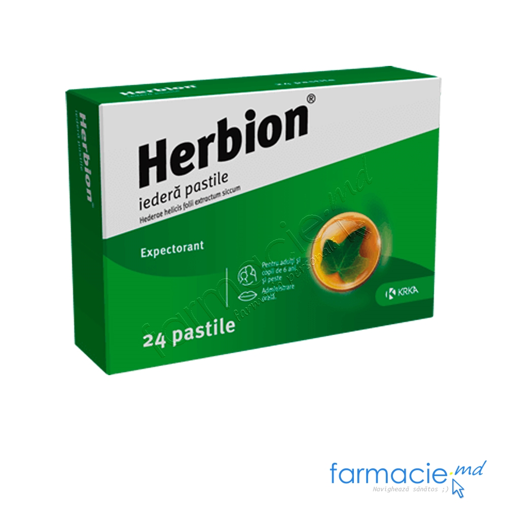 Herbion® Ivy pastile 35mg N8x2 (TVA20%) KRKA