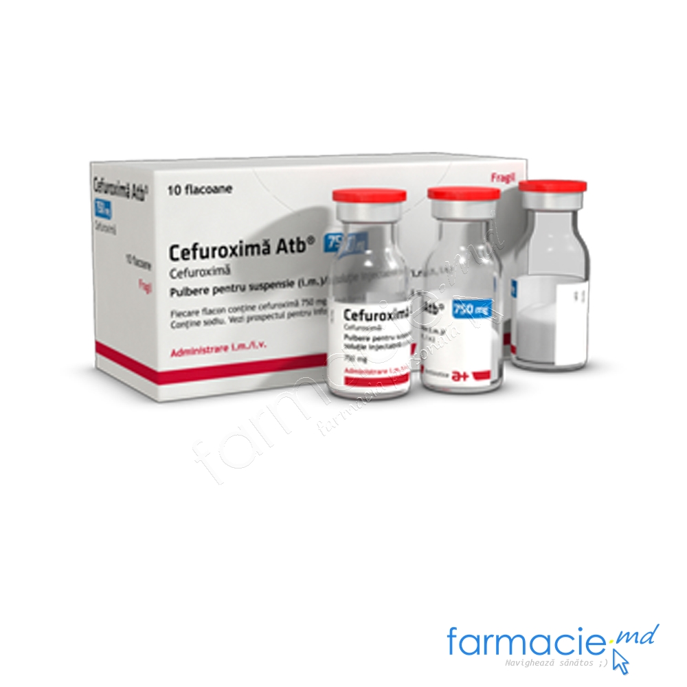 Cefuroxima Atb® pulb./susp.inj./sol.inj.750mg N10 Antibiotice