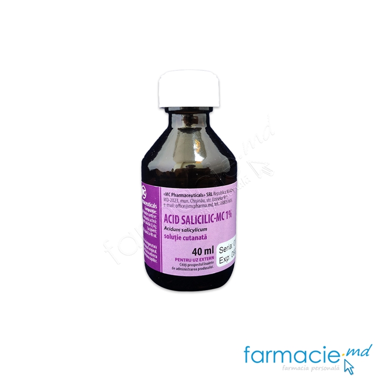 Acid salicilic sol.alcool. 1% 40ml MC