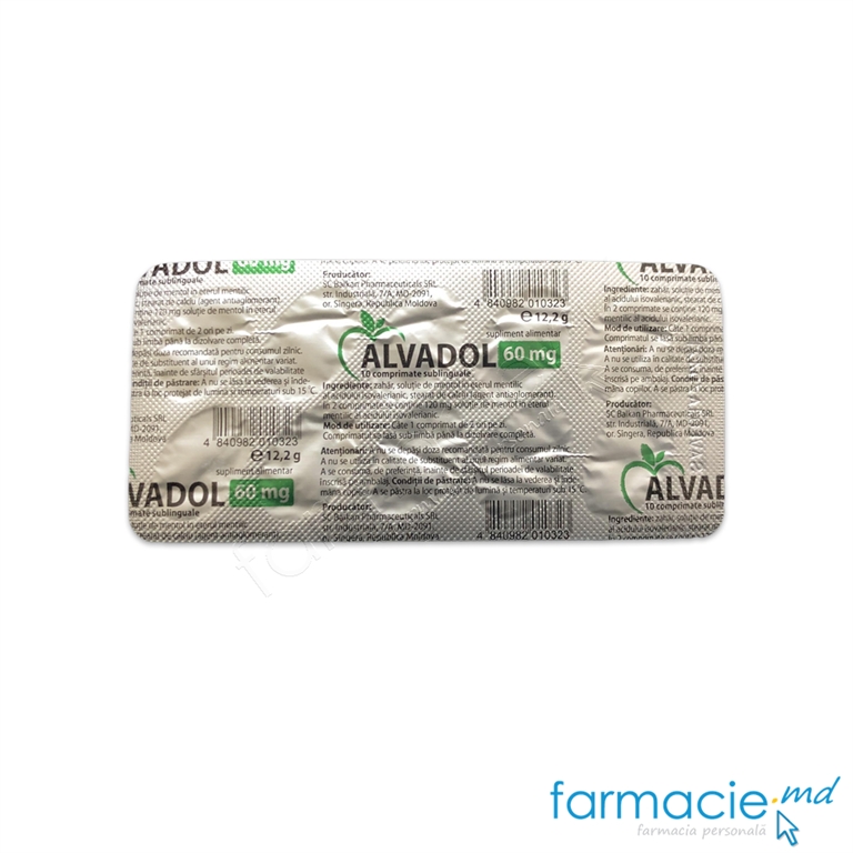 Alvadol comp.60mg N10 Balkan