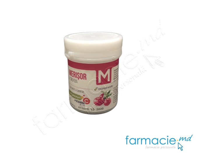 Merisor cu vit.C draje N60 Depofarm