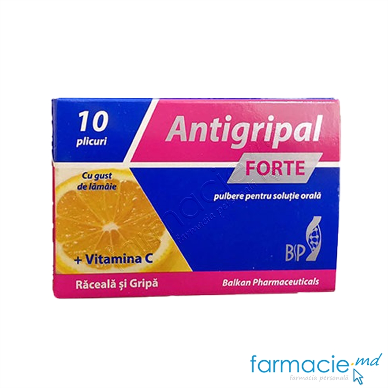 Antigripal FORTE gust lamaie pulb./sol.orala N10 Balkan