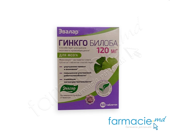 Ginkgo Biloba comp. N60 Evalar