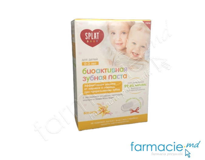 Pasta de dinti Splat vanilie 0-3ani 40ml