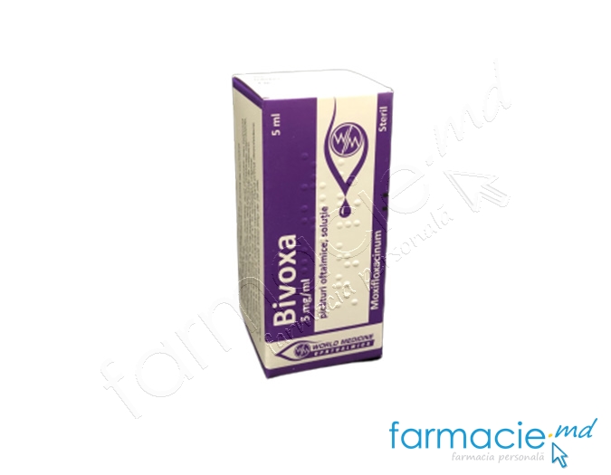Bivoxa 5 mg/ml / 5 ml picături oftalmice, soluţie