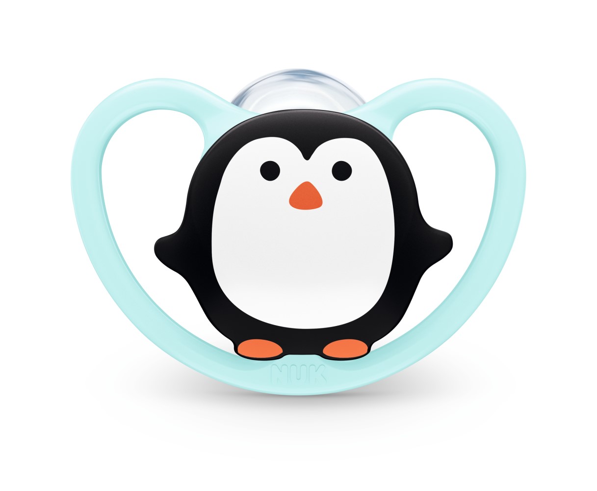 NUK Suzeta silicon SPACE 6-18 luni in cutie