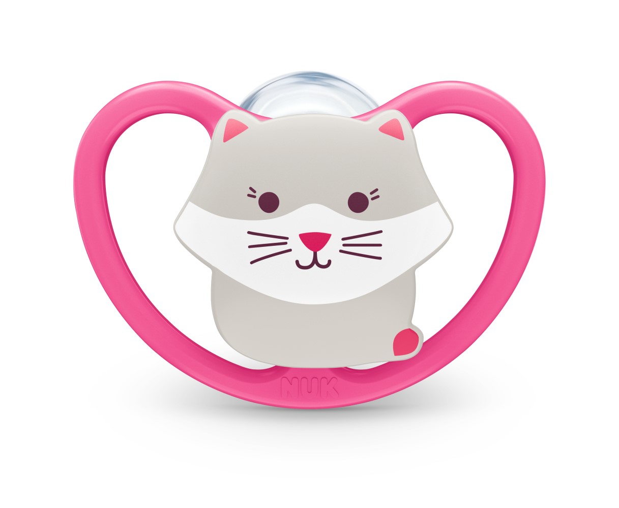 NUK Suzeta silicon SPACE 6-18 luni in cutie