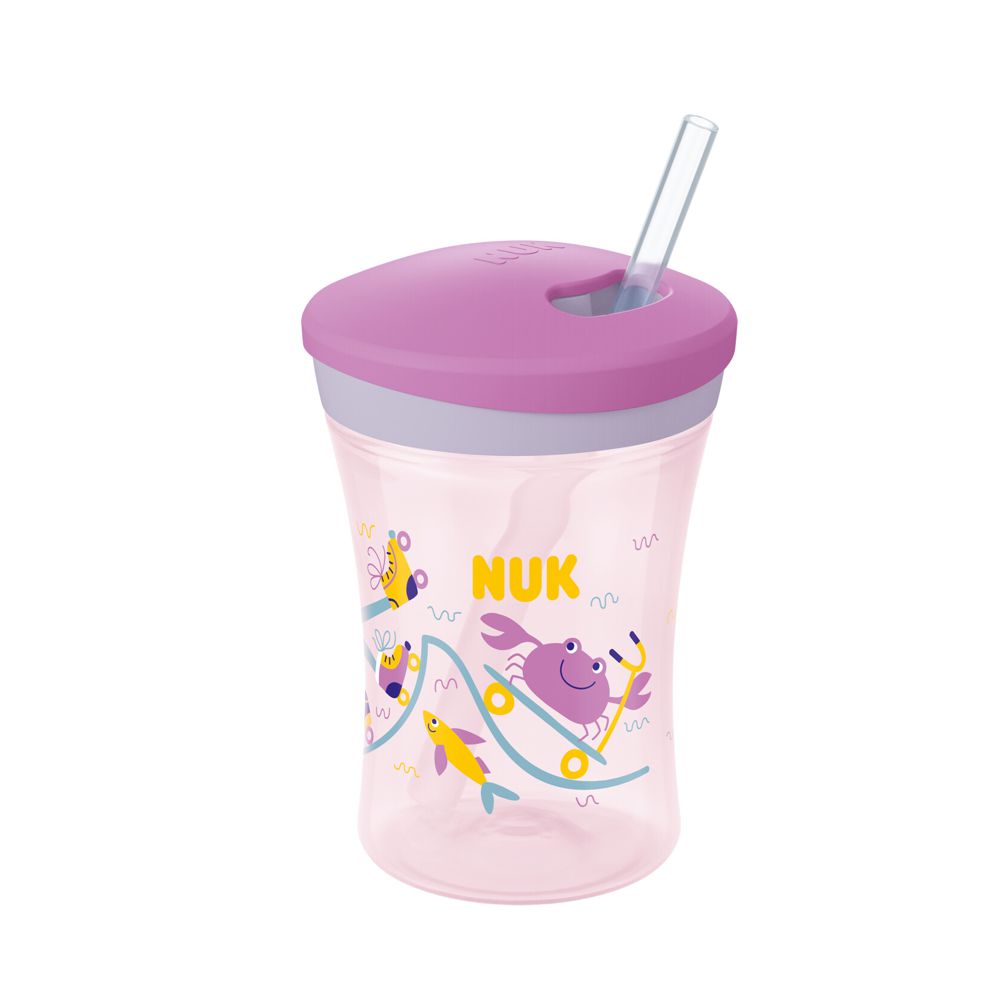 Canuta NUK Action 230ml cu pai (+12 luni) (255391)