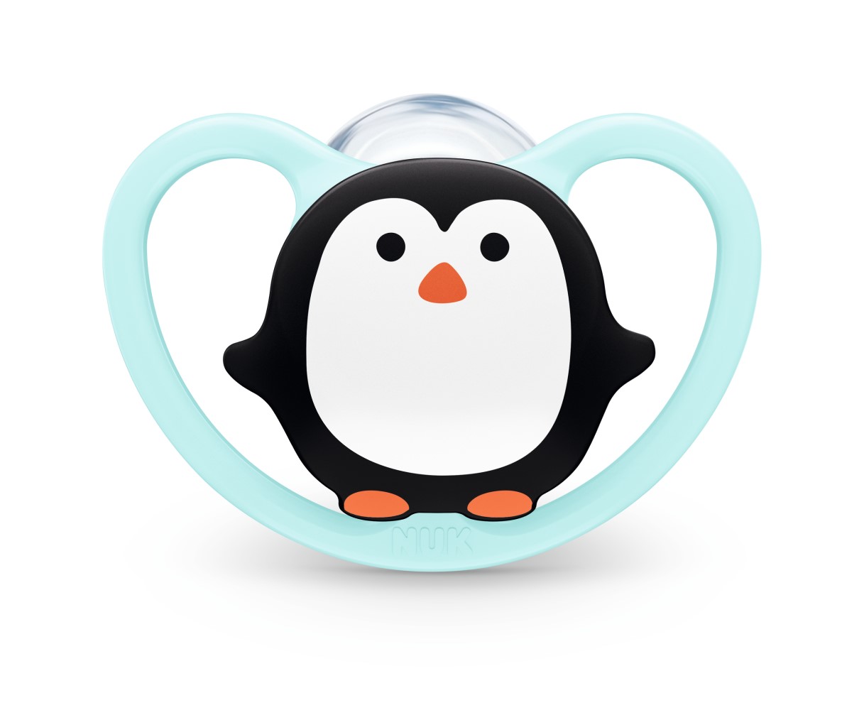 NUK Suzeta silicon SPACE 18luni+ in cutie