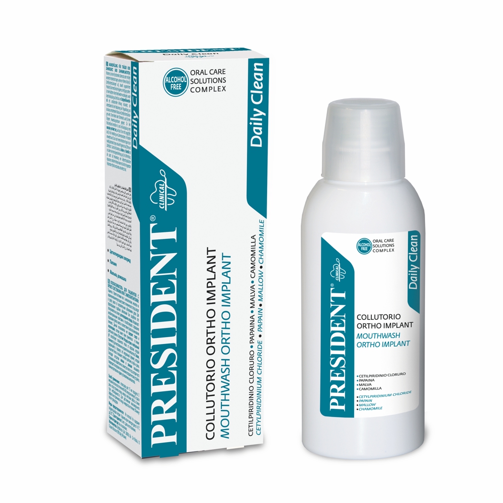 Apa de gura President Ortho Implant (braketuri,implante) 250ml