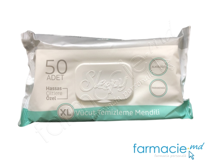 Servetele umede Sleepy Sensitive XL N50 (incontenenta)