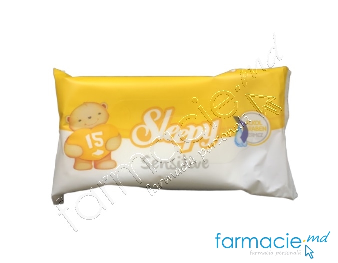 Servetele umede Sleepy Sensitive N15