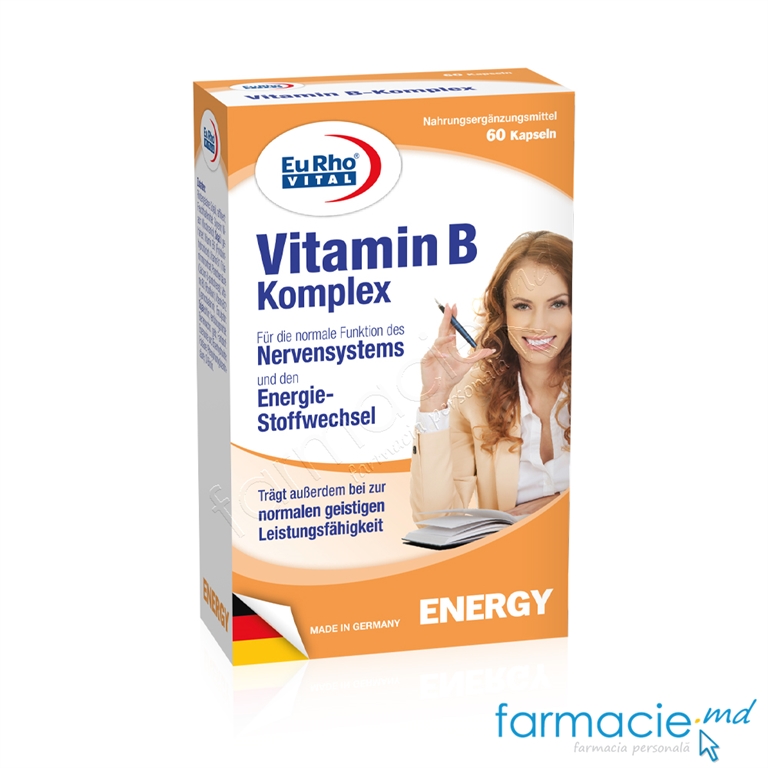Vitamina B Complex caps. N60 EuRho Vital