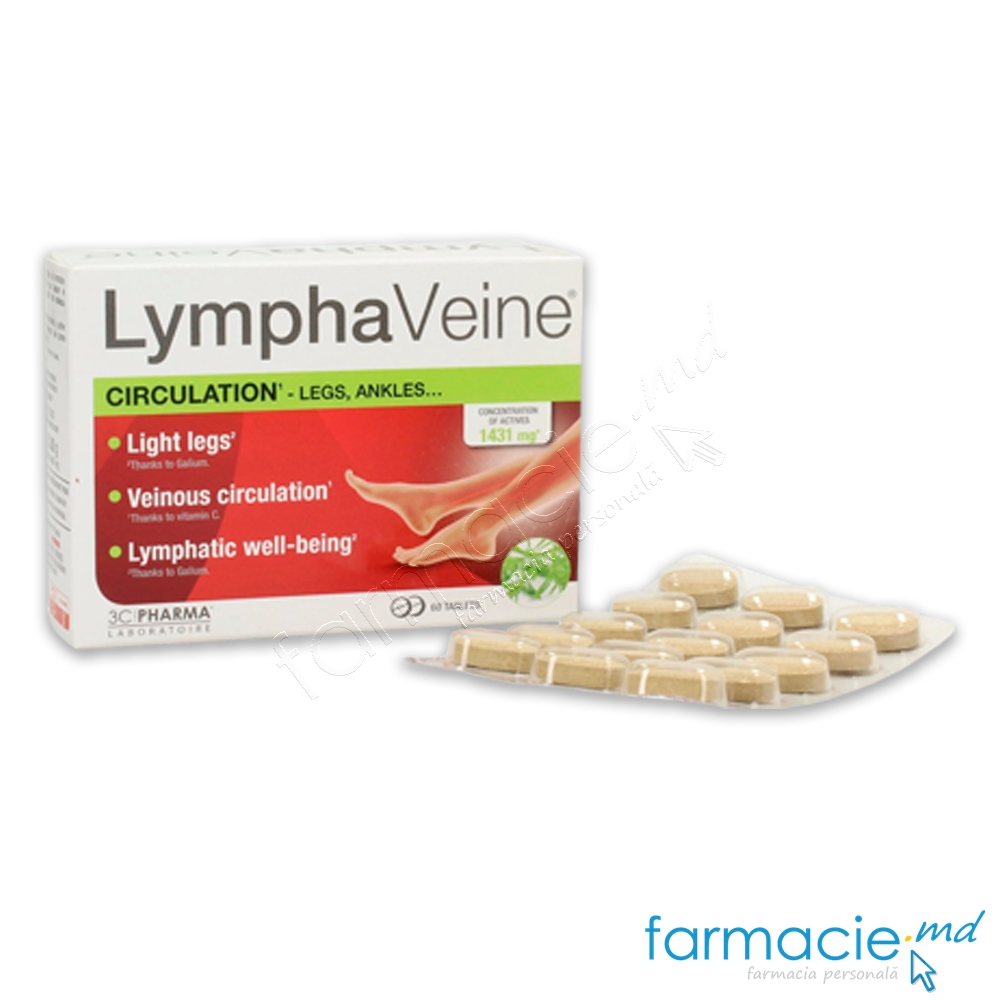 Lymphaveine tab. N60 (vene sanatoase si drenaj limfatic) 3Chenes