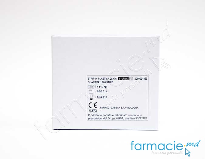 Emplastru Med'S 25x72mm N100 steril,hipoalergic,permeabil (TVA 20%)