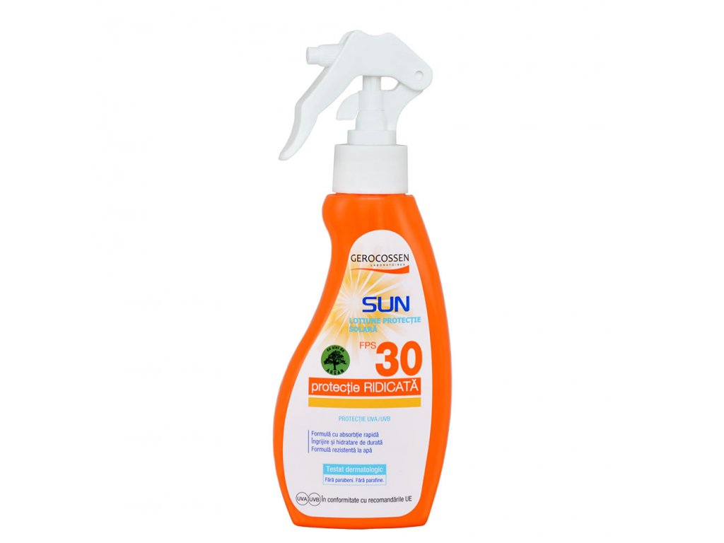 Gerocossen Sun Lotiune-spray protectie solara SPF30 200ml