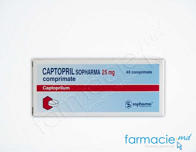 Captopril comp.25 mg N10x4 (Sopharm)