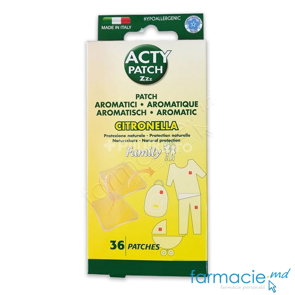 Emplastru Acty Patch Citronella N36 antitintari TVA20%