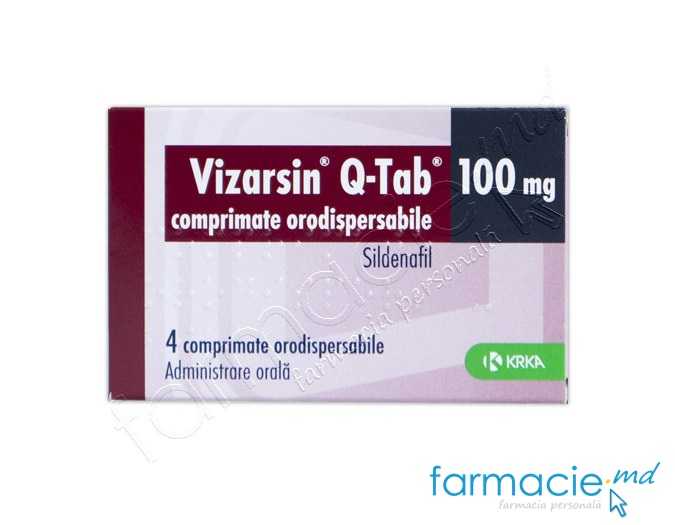 Vizarsin® Q-Tab® comp.orodisper.100mg N4 KRKA