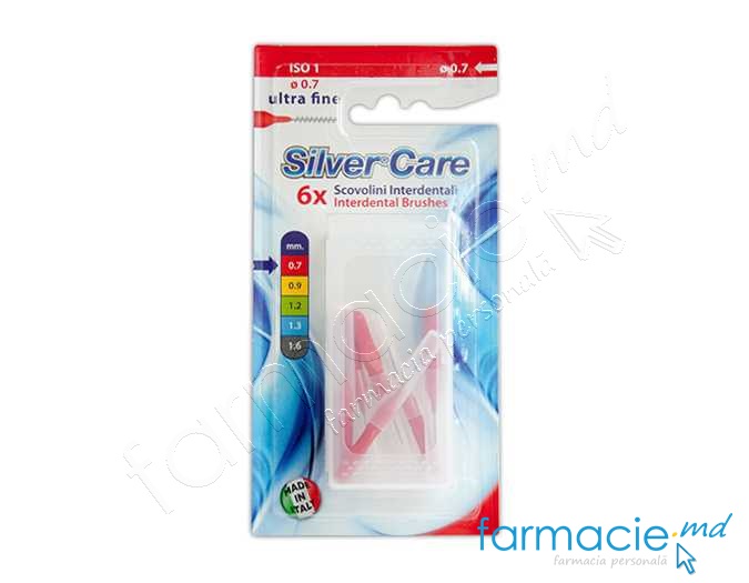 Periuta interdental Silver Care ultrafine 0.7mm N6