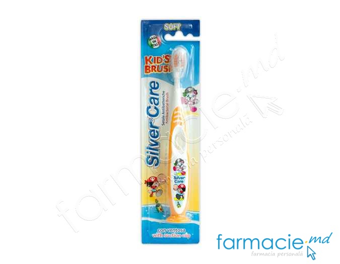 Periuta de dinti copii Silver Care Kids Brush Soft 3 ani+