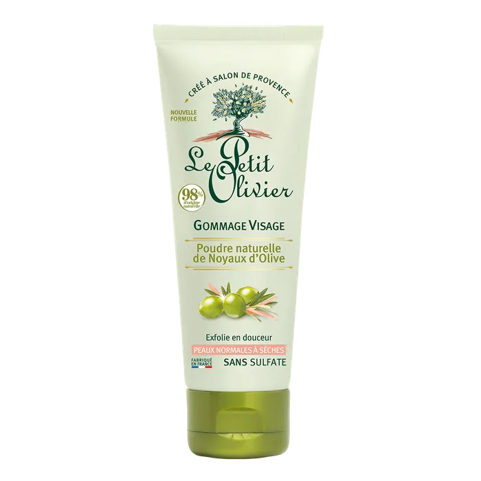 Le Petit Olivier Scrab fata cu pulbere de Olive 75ml
