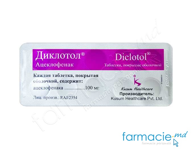 Diclotol® comp.film.100mg N10 Kusum