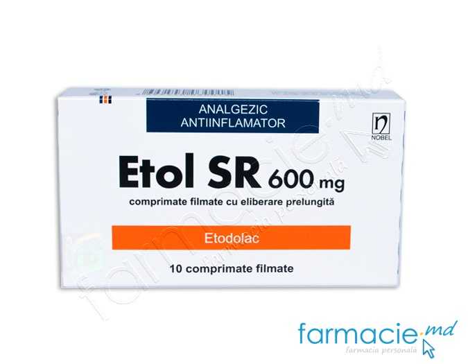 Etol SR comp.film.cu elib.prelung.600mg N10 Nobel Ilac