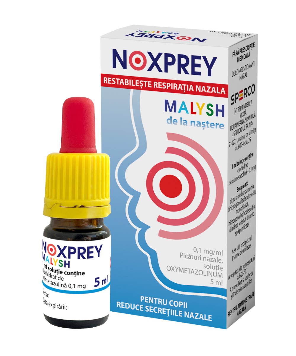 Noxprey Malysh pic.naz.sol.0,01% 5ml N1 (0-1ani) Sperco