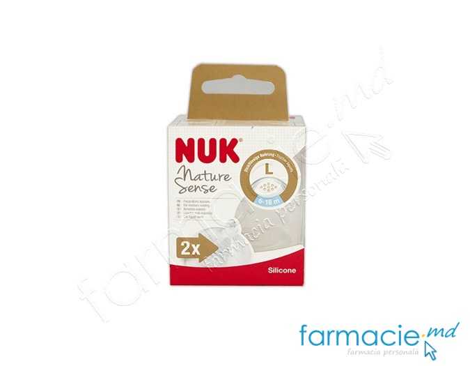 NUK Tetina silicon Nature terci 6-18luni (L) N2