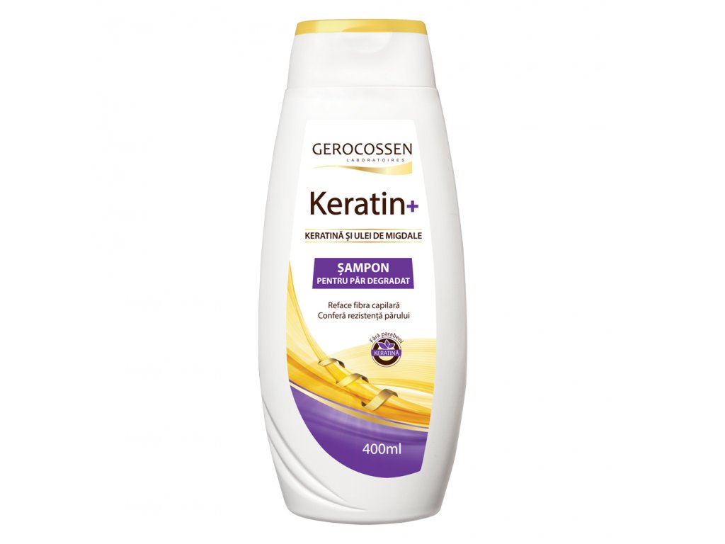 Gerocossen Keratin+ Sampon cu ulei de migdale par degradat 400ml