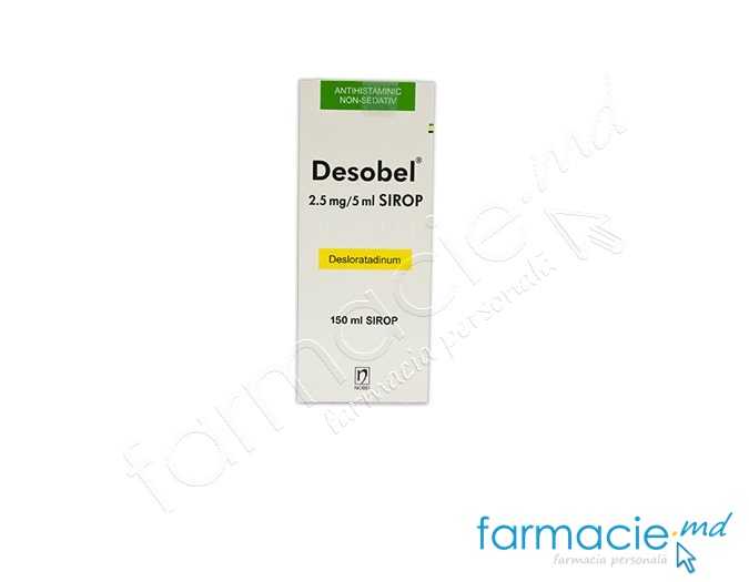 Desobel® sirop 2,5mg/5ml 150ml N1 Nobel Ilac