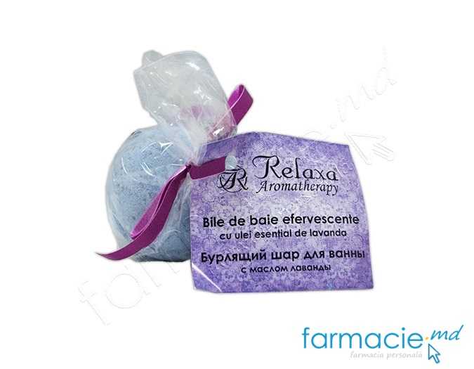 Bile baie Relaxa efervescente cu ulei de levantica 120g