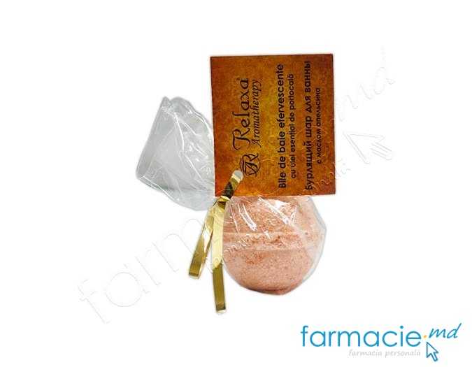 Bile baie Relaxa efervescente cu ulei de portacala 120g