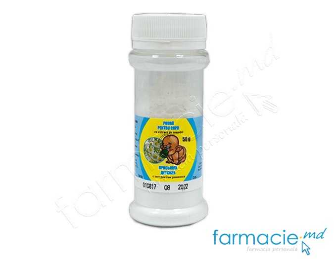 Pudra copii cu musetel 50g TVA20% Depofarm