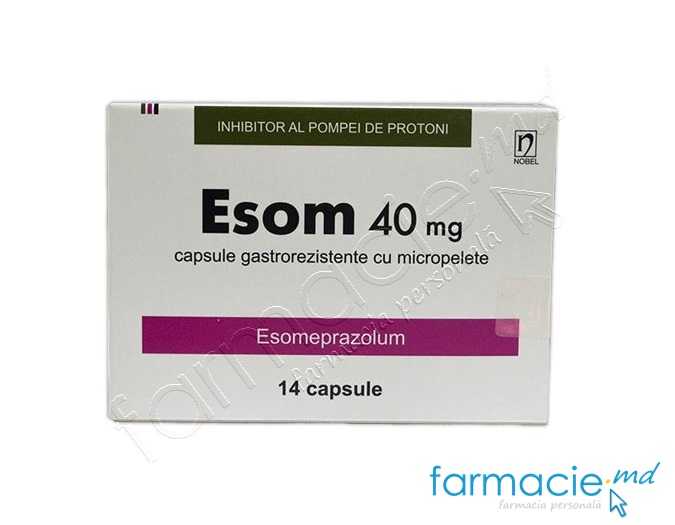 Esom caps.gastrorez.40mg N7x2 Nobel Ilac