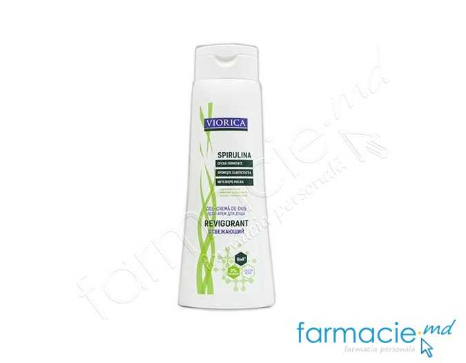 Viorica Spirulina Gel-crema dus revigorant 250ml