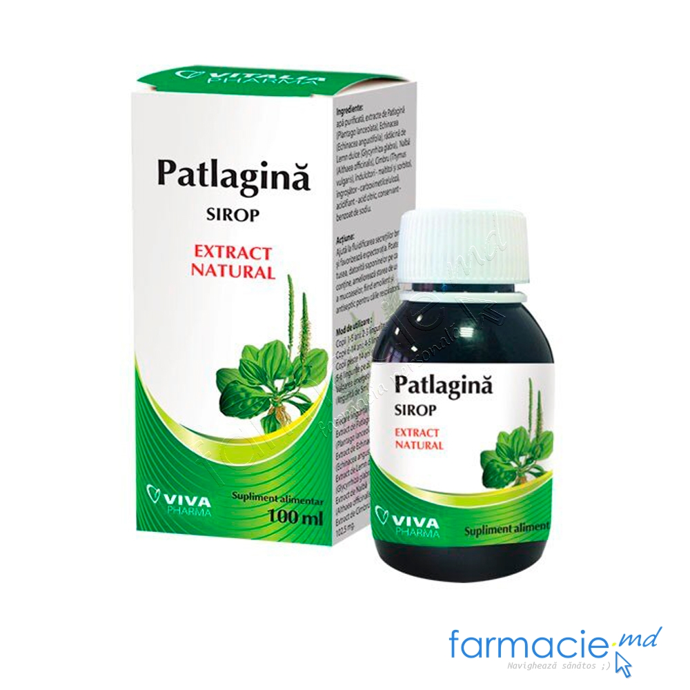 Patlagina sirop 100ml VivaPharma