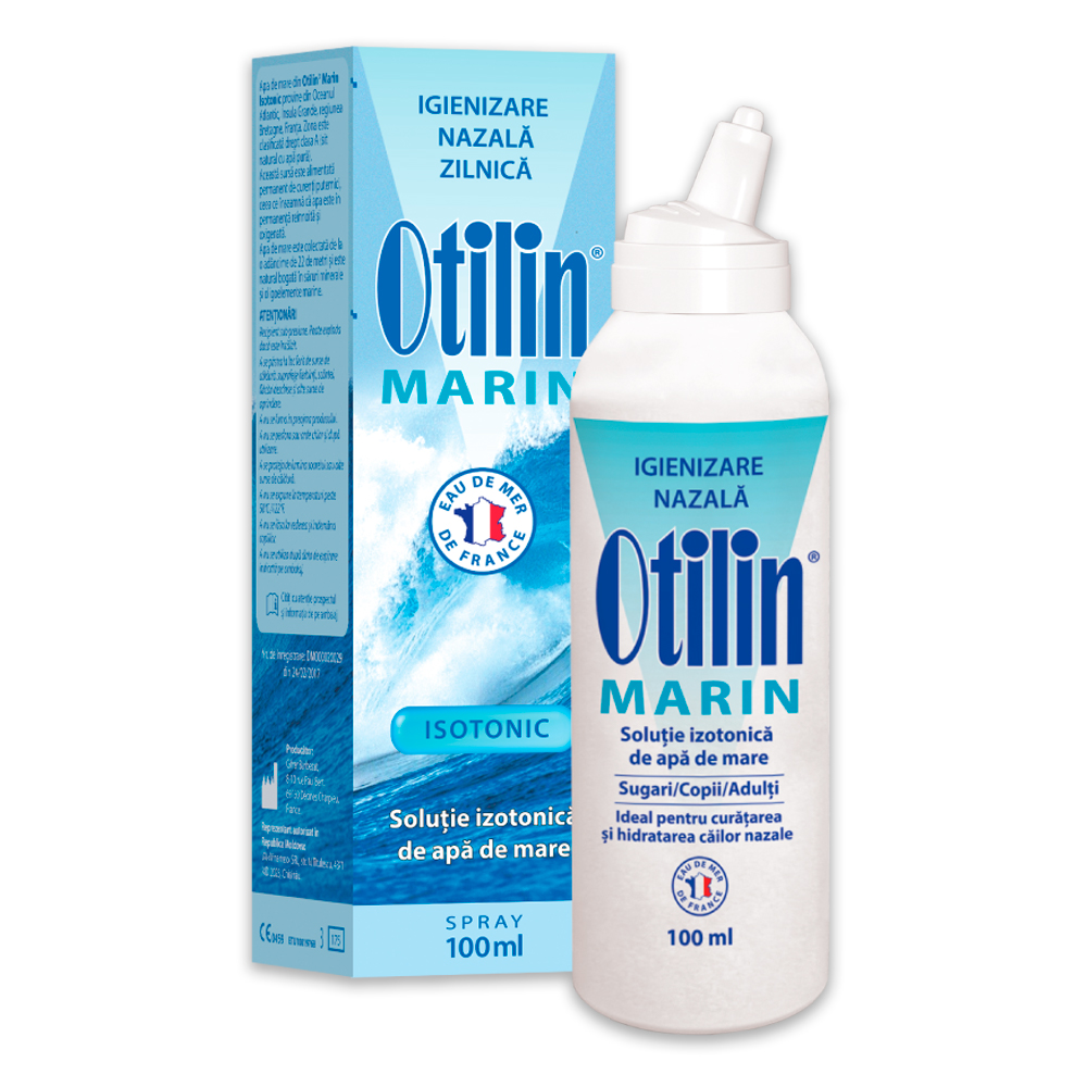 Otilin Marin isotonic spray irigatii nasale 100ml Top-Pharma