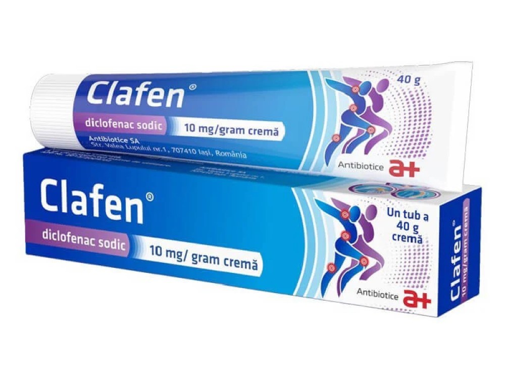 Clafen® 10mg/g crema 40g Antibiotice