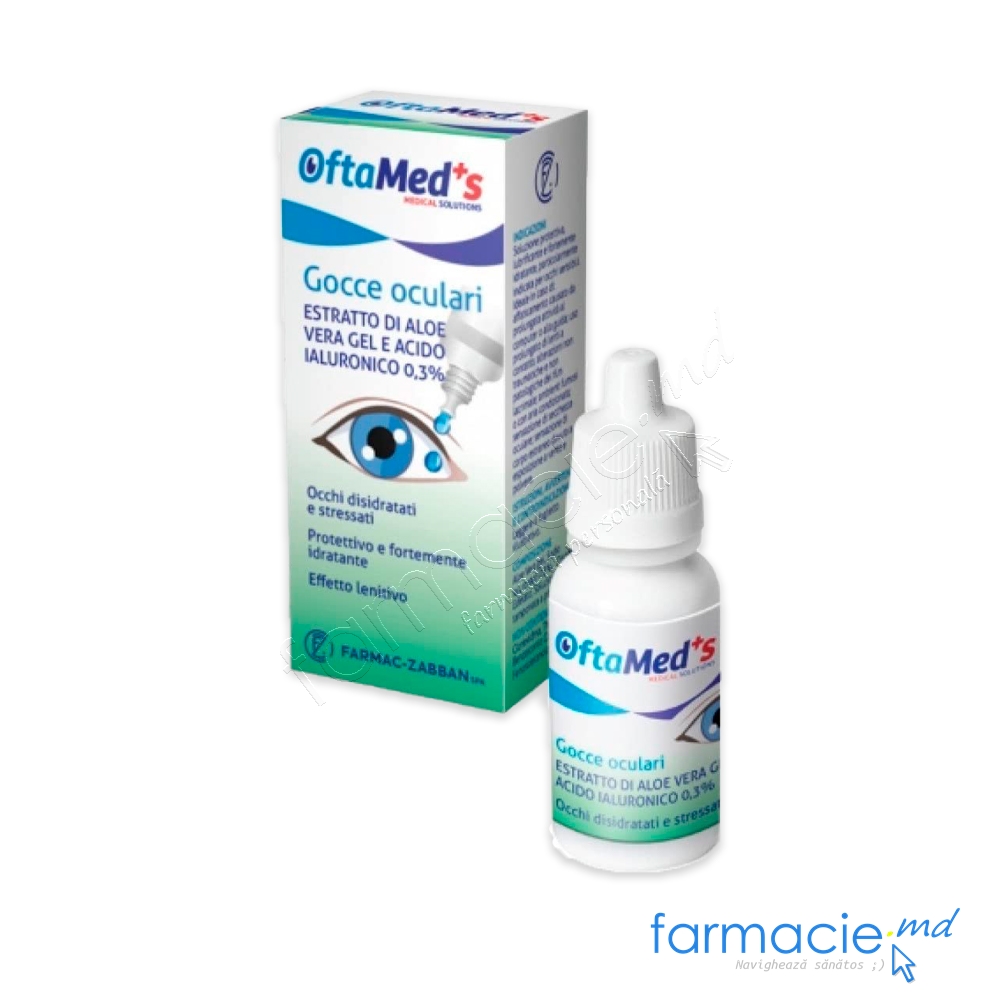 Oftamed (aloe vera,acid hyaluronic) pic.oft.0,3% 10ml FZ