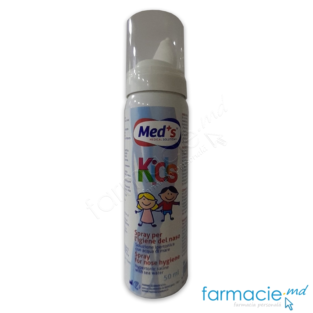 Apa de mare spray nasal Hypertonic 50 ml Med'S