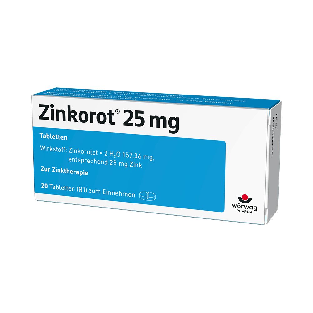 Zinkorot® comp.25mg(0,38mmol) N10x2 Worwag