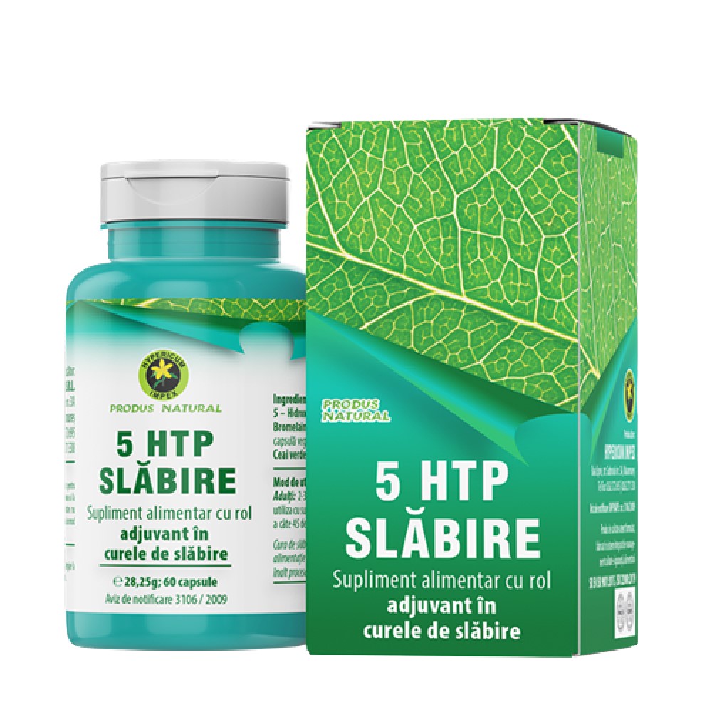 5-HTP Slabire100% caps.100% natural N60 Hypericum
