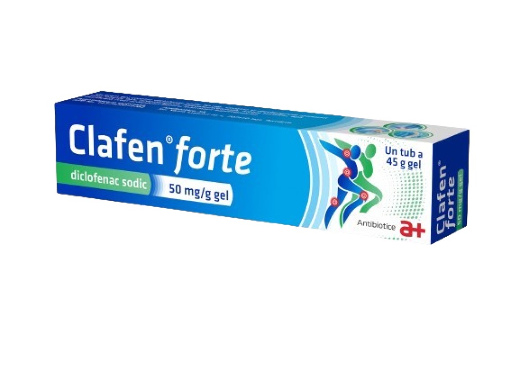 Clafen® forte 50mg/g gel 45g Antibiotice