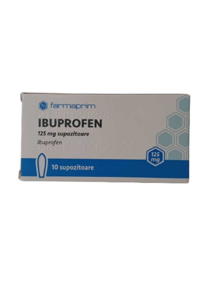 Ibuprofen supozitoare 125mg N5x2 Farmaprim