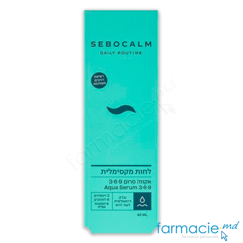 SeboCalm Daily Routine Aqua Ser 3-6-9 fata 40ml