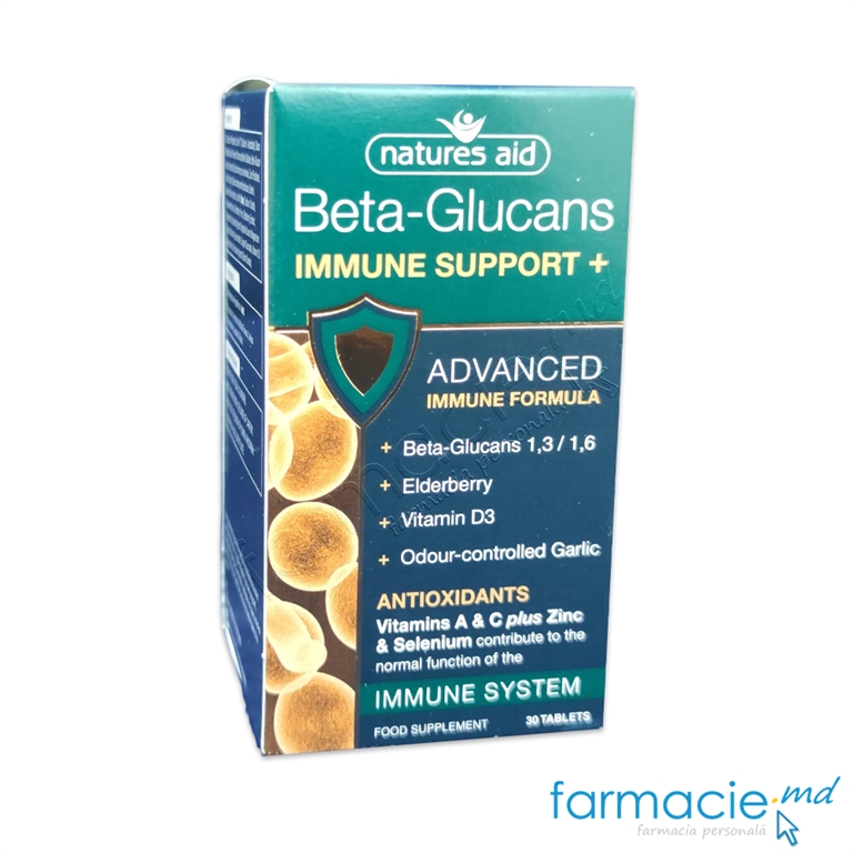 Beta Glucans Immune Support comp. N30 Natures Aid